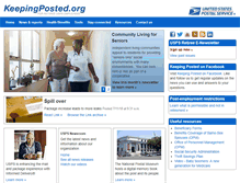 Tablet Screenshot of keepingposted.org